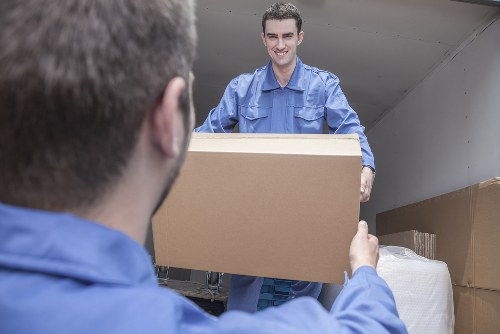 Man With Van Aldgate team handling a move with care and safety equipment