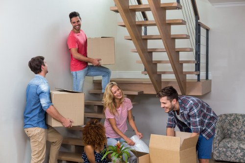 Professional removal team handling a residential move in Aldgate