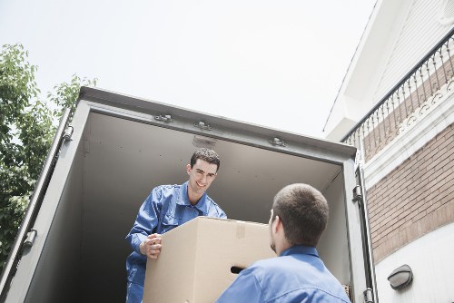 Sorted cardboard and office waste prepared for recycling