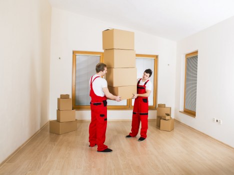 Professional movers handling office relocation in Aldgate